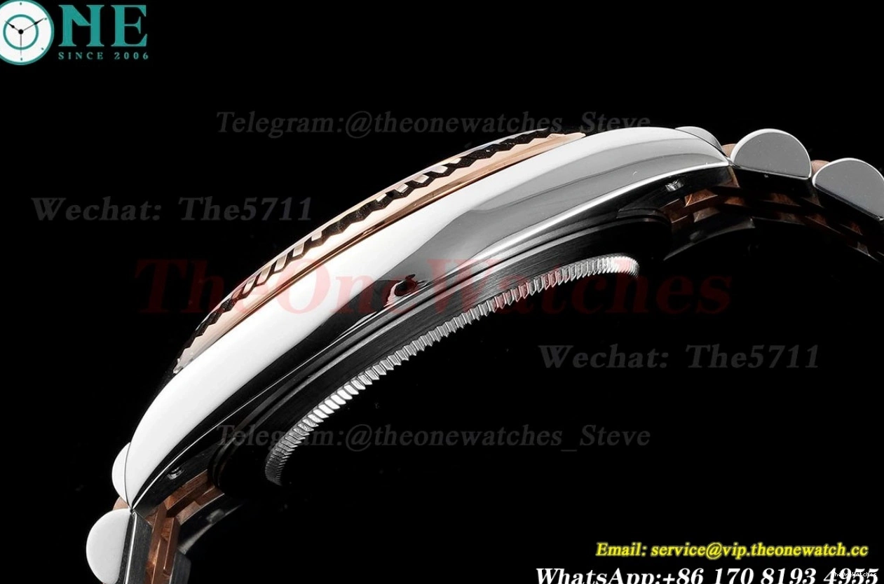 126331 VS3235 Textured Silver Dial Datejust VSF 41mm RG Jub SS 0414